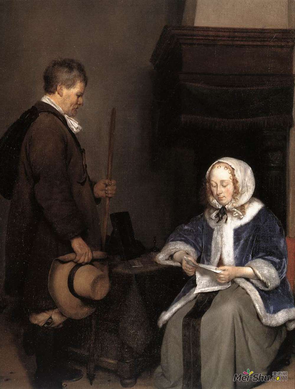 杰拉德·特·博尔奇(Gerard Terborch)高清作品《消息》