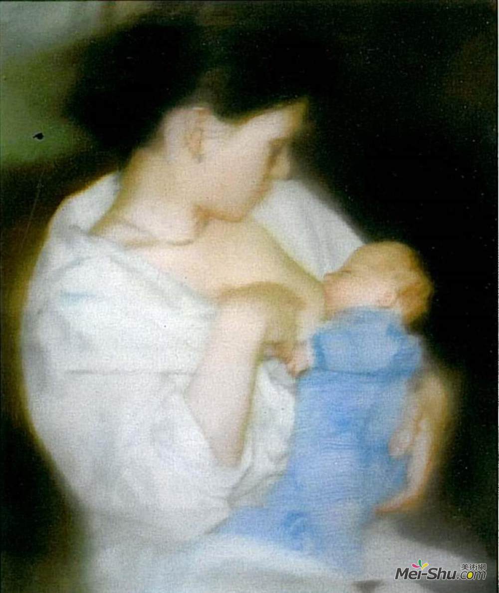 葛哈·李希特(Gerhard Richter)高清作品《S. with Child》