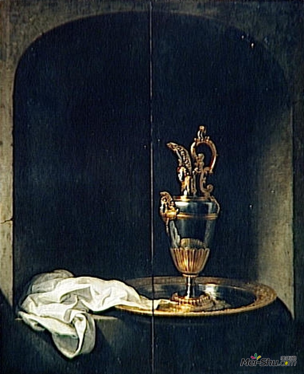 格利特窦(Gerrit Dou)高清作品《银壶》