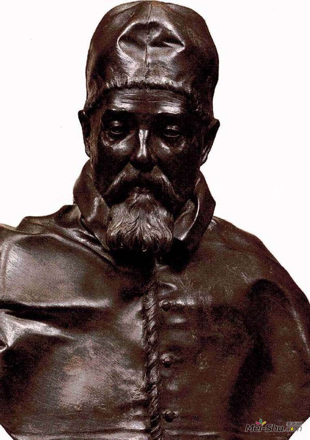 吉安·洛伦佐·贝尔尼尼(Gian Lorenzo Bernini)高清作品《教皇都市八世的半身像》