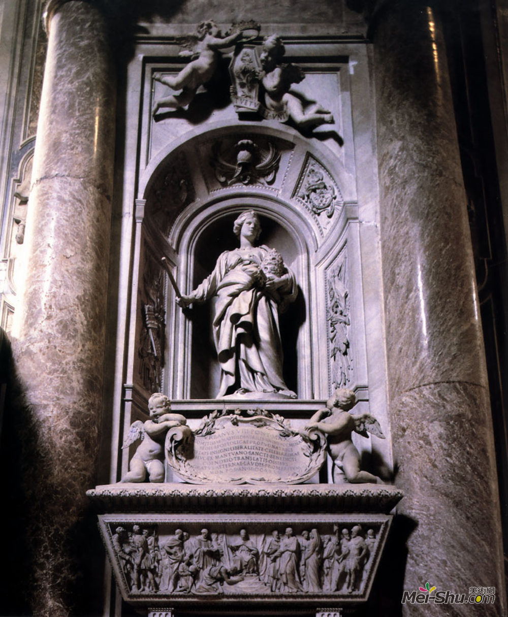吉安·洛伦佐·贝尔尼尼(Gian Lorenzo Bernini)高清作品《大伯爵夫人马蒂尔达墓》