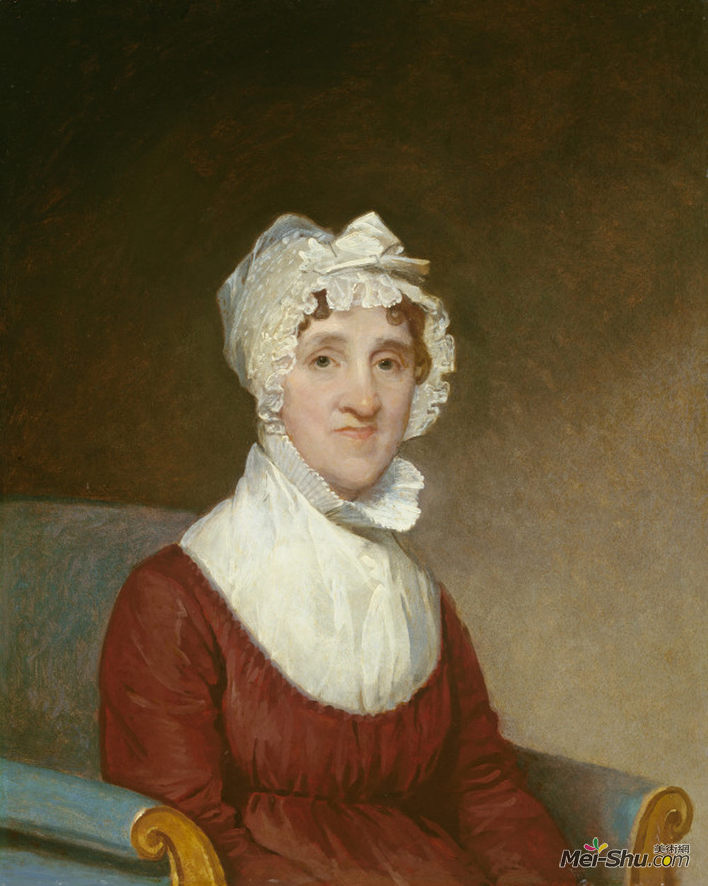 吉尔伯特·斯图尔特(Gilbert Stuart)高清作品《莎拉家园塔潘》