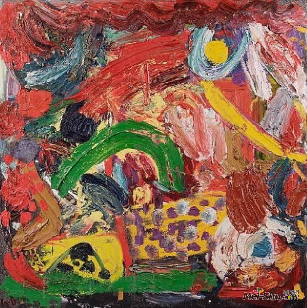基利恩·艾雷斯(Gillian Ayres)高清作品《这个甜蜜快乐的月份》