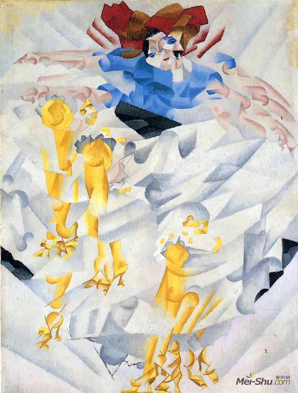 吉诺·塞韦里(Gino Severini)高清作品《舞者的活力》