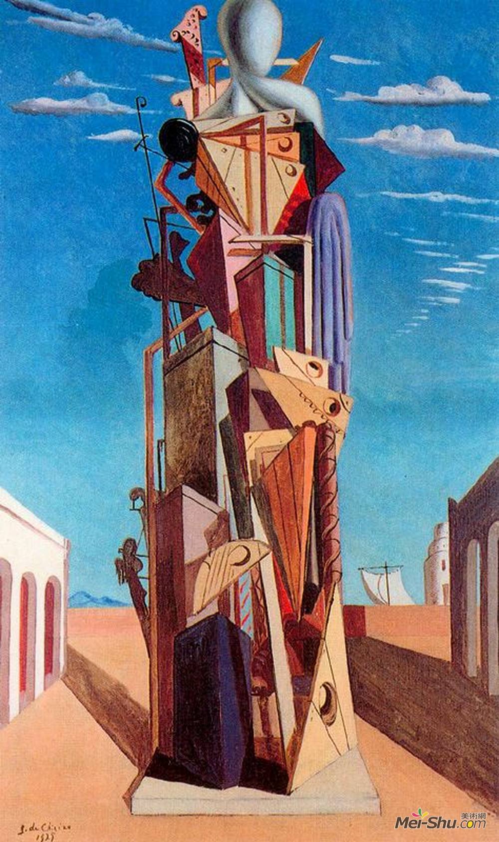 乔治·德·基里科(Giorgio de Chirico)高清作品《伟大的机器》