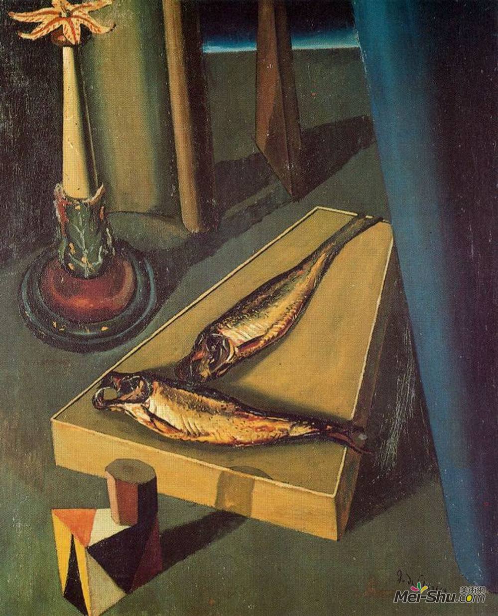 乔治·德·基里科(Giorgio de Chirico)高清作品《圣鱼》