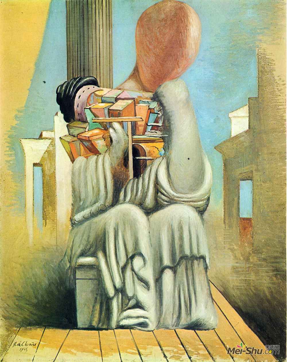 乔治·德·基里科(Giorgio de Chirico)高清作品《可怕的游戏》