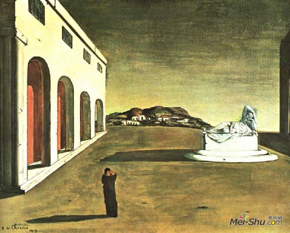 乔治·德·基里科(Giorgio de Chirico)高清作品《美丽的一天的惆怅》