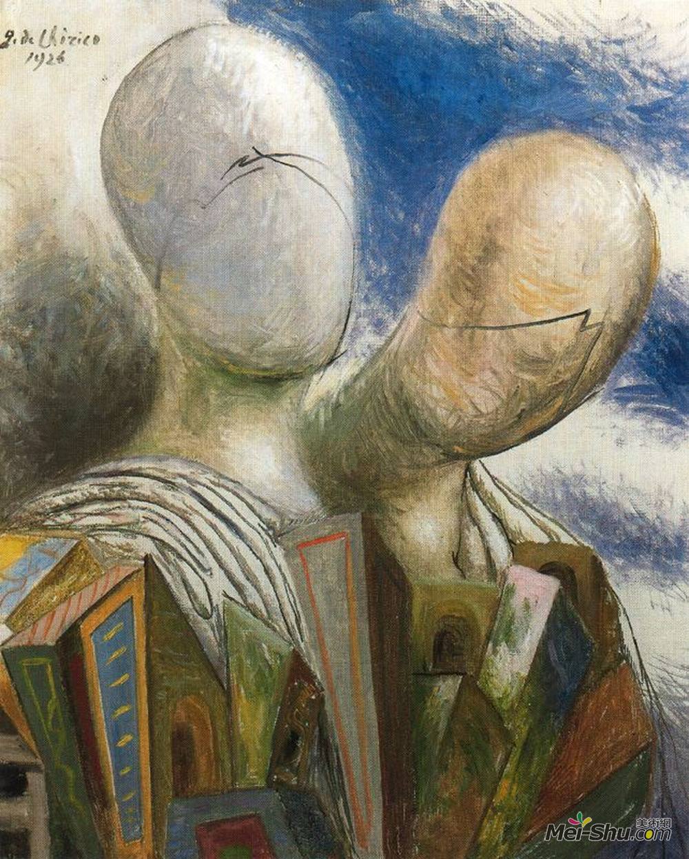 乔治·德·基里科(Giorgio de Chirico)高清作品《配偶》