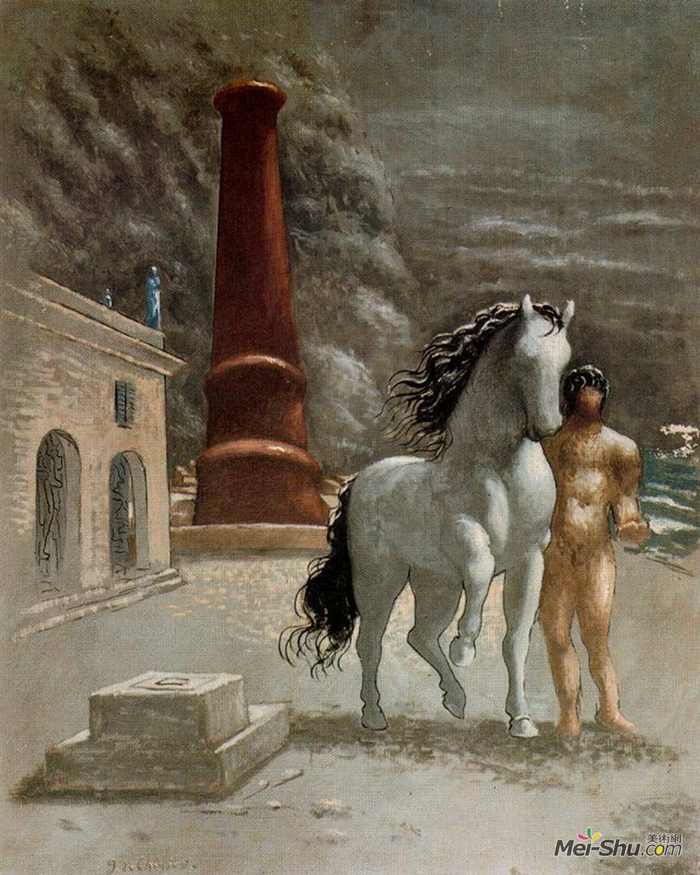 乔治·德·基里科(Giorgio de Chirico)高清作品《塞萨利银行》