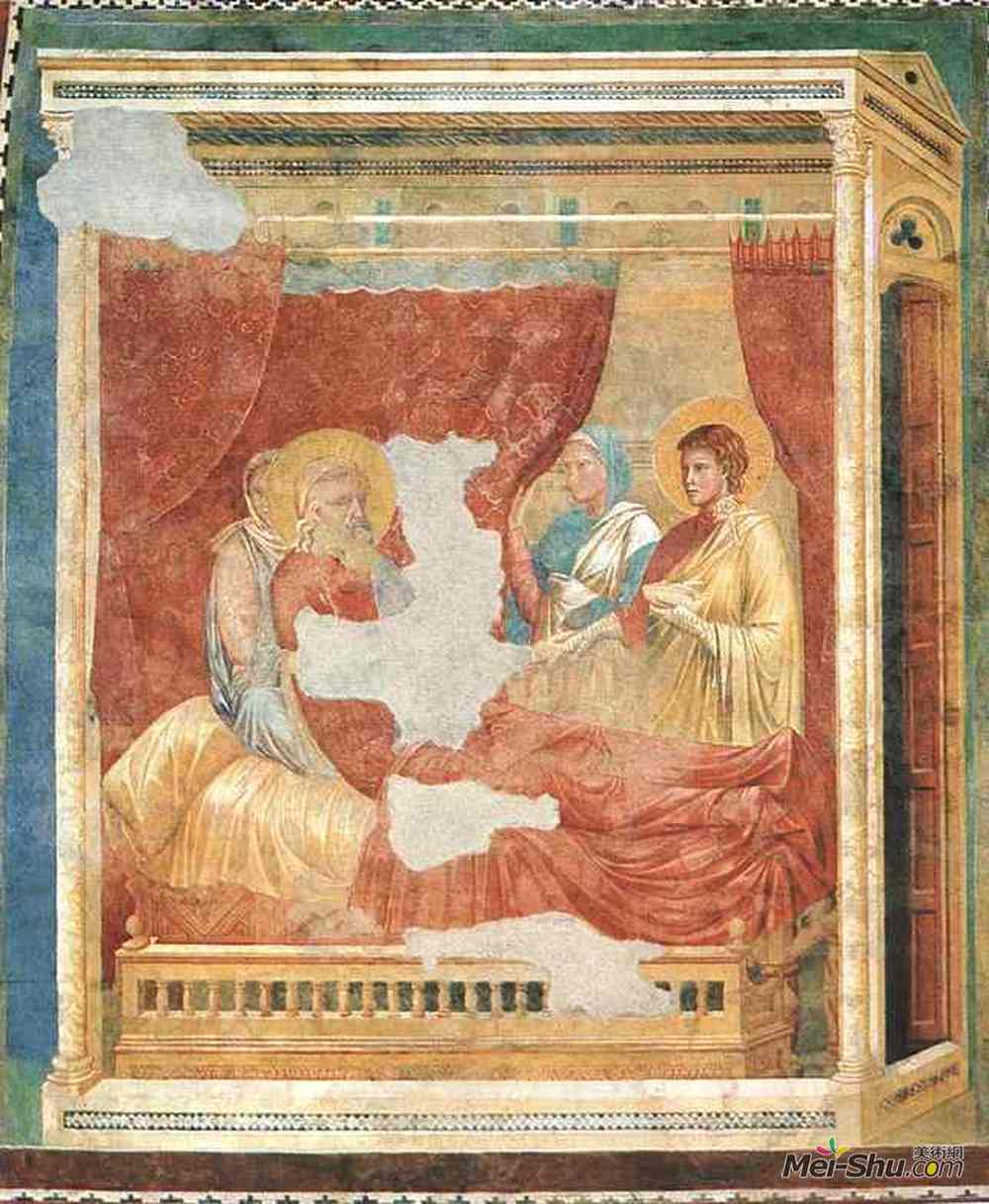 乔托·迪·邦多内(Giotto)高清作品《以撒祝福雅各》