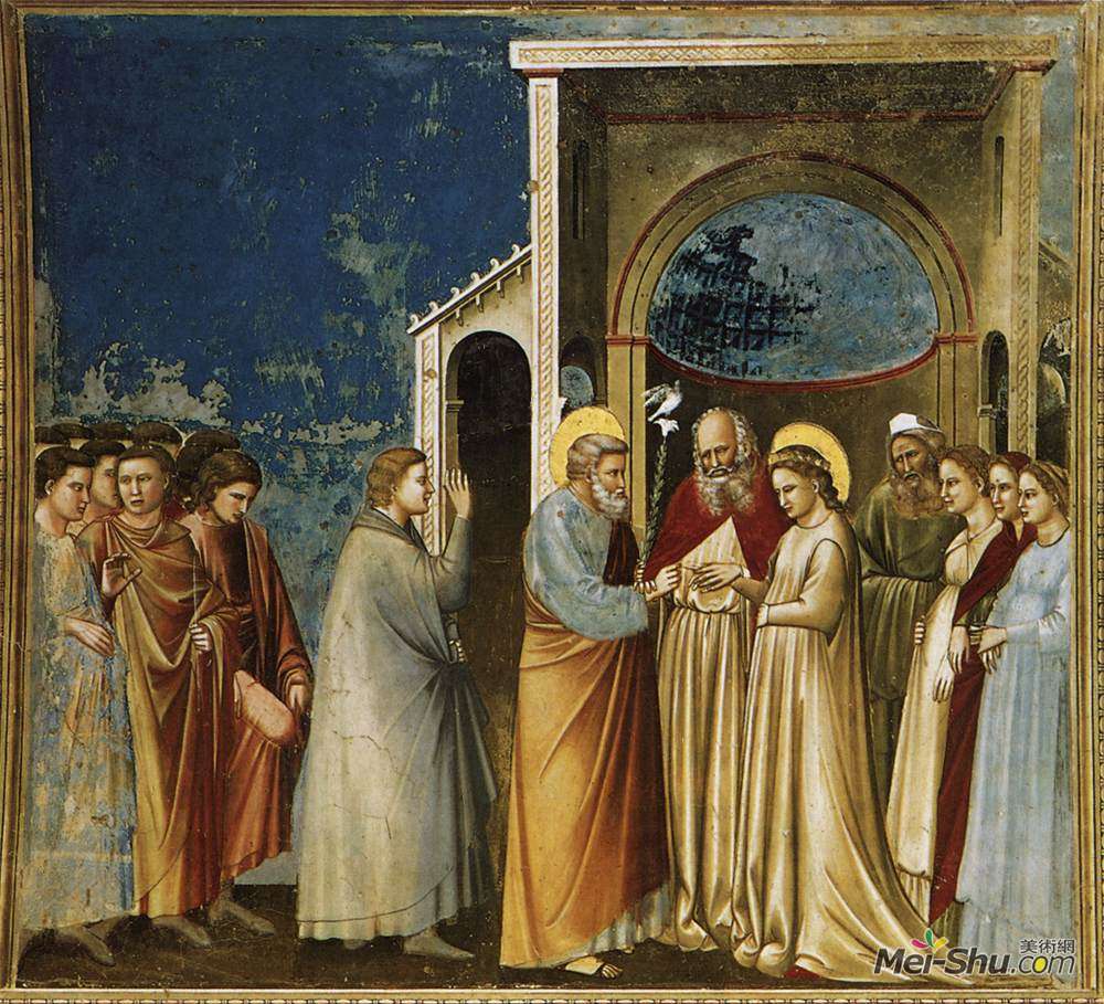 乔托·迪·邦多内(Giotto)高清作品《圣女的婚礼》