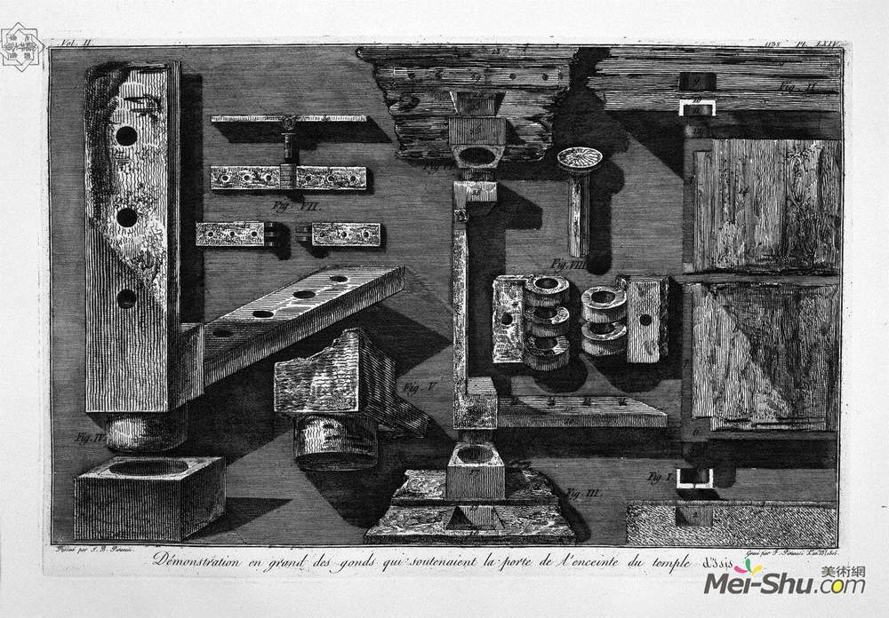 乔瓦尼·巴蒂斯塔·皮拉内西(Giovanni Battista Piranesi)高清作品《关上门的木头的火柴》