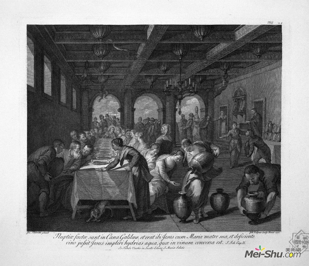 乔瓦尼·巴蒂斯塔·皮拉内西(Giovanni Battista Piranesi)高清作品《法利赛人西门的盛宴》