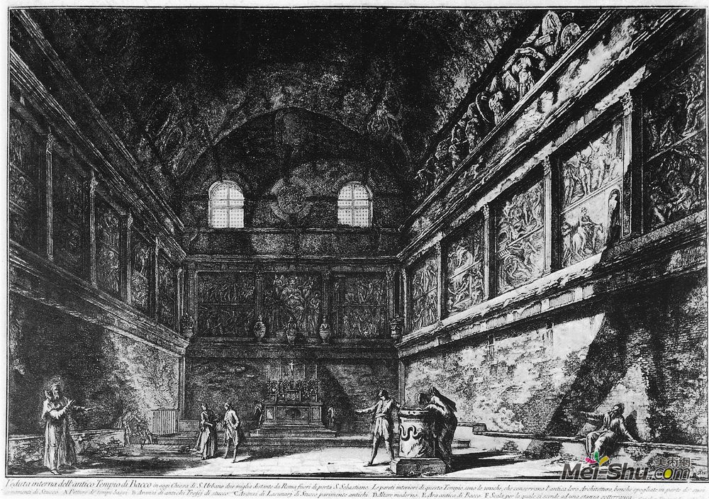 乔瓦尼·巴蒂斯塔·皮拉内西(Giovanni Battista Piranesi)高清作品《罗马罗马》