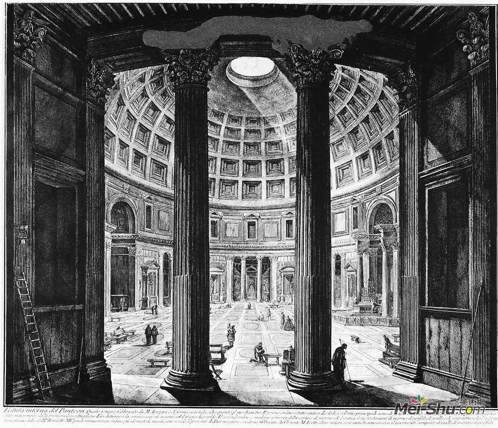 乔瓦尼·巴蒂斯塔·皮拉内西(Giovanni Battista Piranesi)高清作品《罗马罗马》