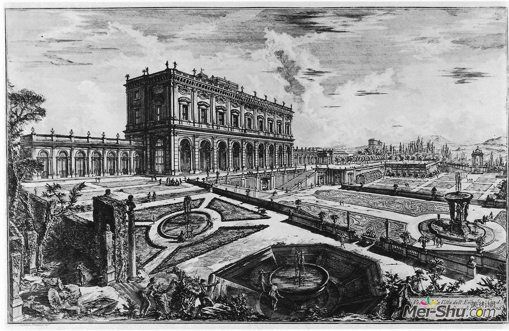 乔瓦尼·巴蒂斯塔·皮拉内西(Giovanni Battista Piranesi)高清作品《罗马罗马》