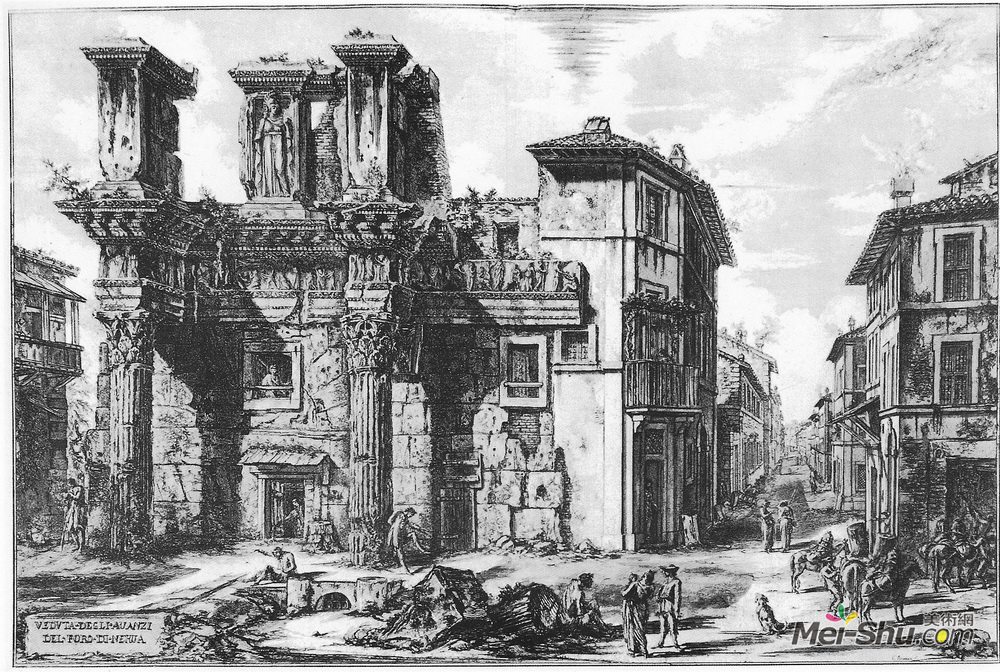 乔瓦尼·巴蒂斯塔·皮拉内西(Giovanni Battista Piranesi)高清作品《罗马罗马》