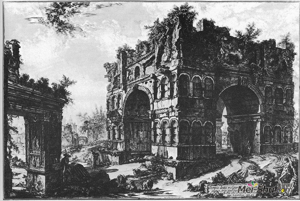 乔瓦尼·巴蒂斯塔·皮拉内西(Giovanni Battista Piranesi)高清作品《罗马罗马》