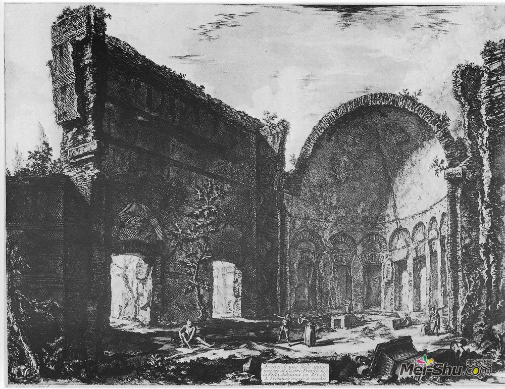 乔瓦尼·巴蒂斯塔·皮拉内西(Giovanni Battista Piranesi)高清作品《罗马罗马》