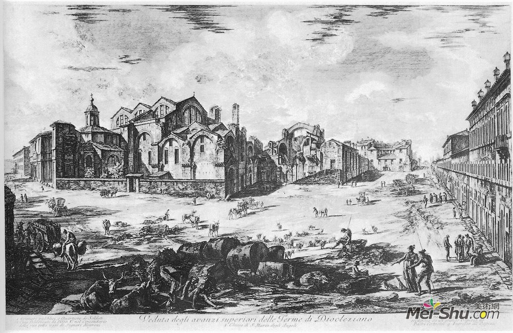 乔瓦尼·巴蒂斯塔·皮拉内西(Giovanni Battista Piranesi)高清作品《罗马罗马》