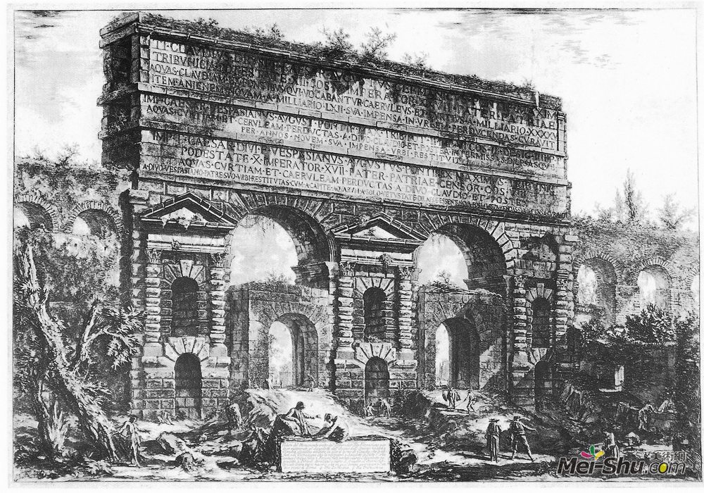 乔瓦尼·巴蒂斯塔·皮拉内西(Giovanni Battista Piranesi)高清作品《罗马罗马》