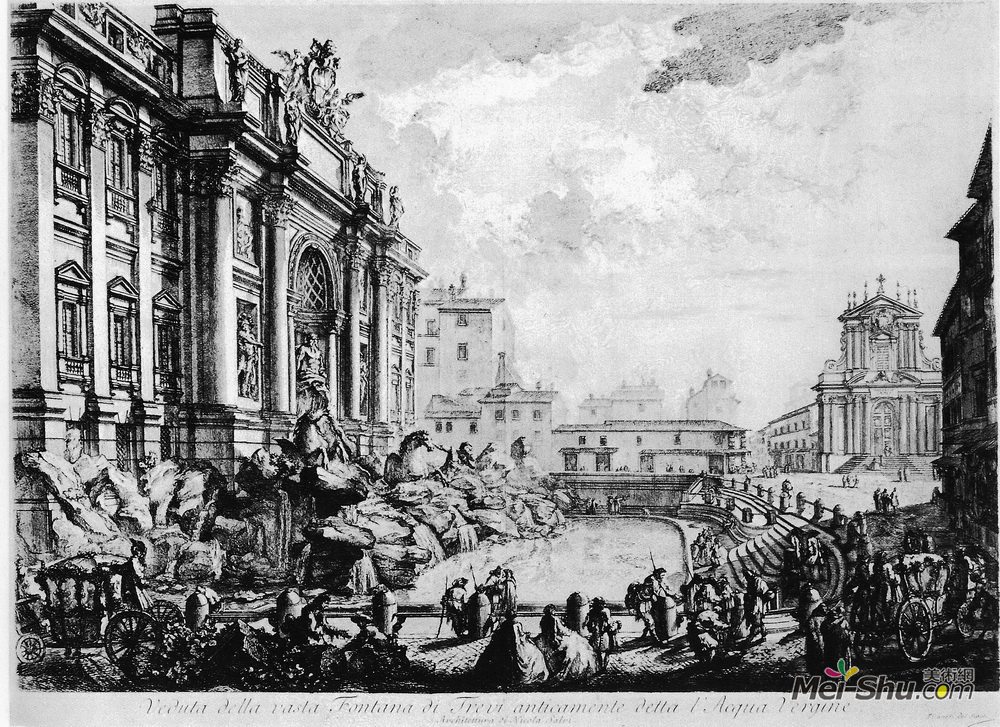 乔瓦尼·巴蒂斯塔·皮拉内西(Giovanni Battista Piranesi)高清作品《罗马罗马》