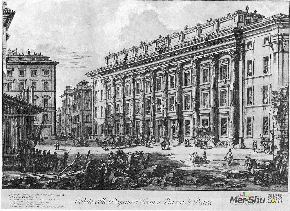 乔瓦尼·巴蒂斯塔·皮拉内西(Giovanni Battista Piranesi)高清作品《罗马罗马》