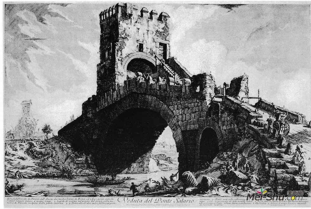 乔瓦尼·巴蒂斯塔·皮拉内西(Giovanni Battista Piranesi)高清作品《罗马罗马》