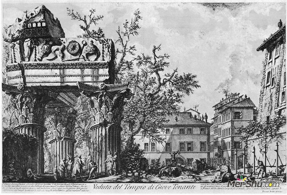 乔瓦尼·巴蒂斯塔·皮拉内西(Giovanni Battista Piranesi)高清作品《罗马罗马》