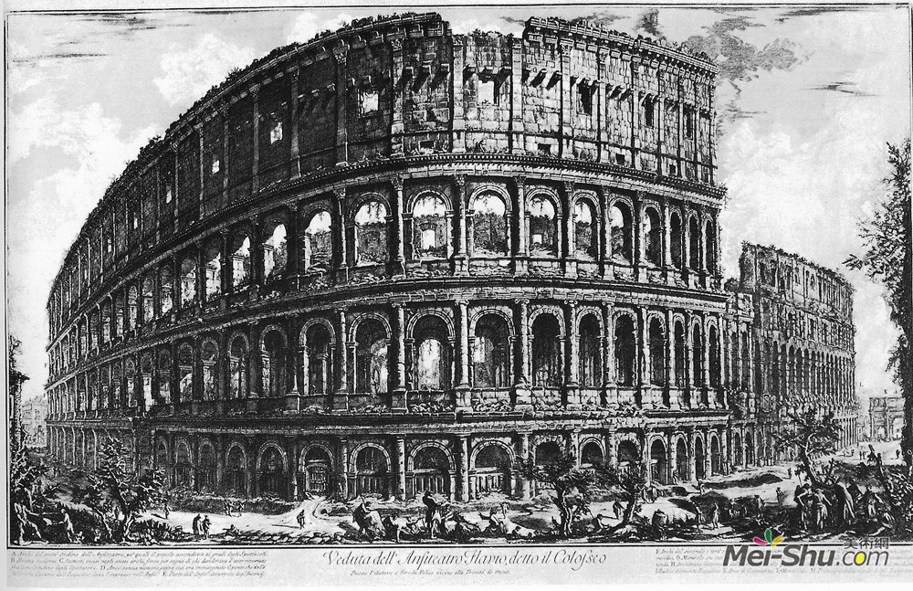 乔瓦尼·巴蒂斯塔·皮拉内西(Giovanni Battista Piranesi)高清作品《罗马罗马》