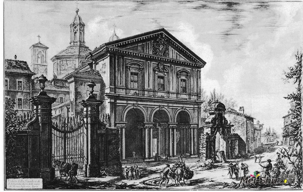 乔瓦尼·巴蒂斯塔·皮拉内西(Giovanni Battista Piranesi)高清作品《罗马罗马》