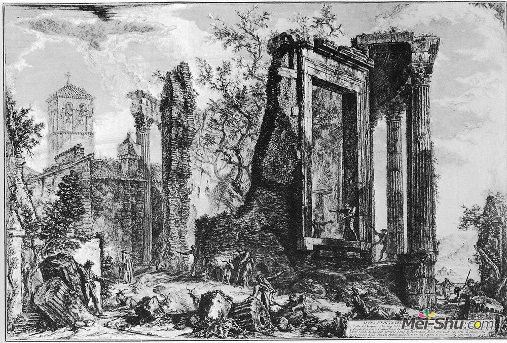 乔瓦尼·巴蒂斯塔·皮拉内西(Giovanni Battista Piranesi)高清作品《罗马罗马》