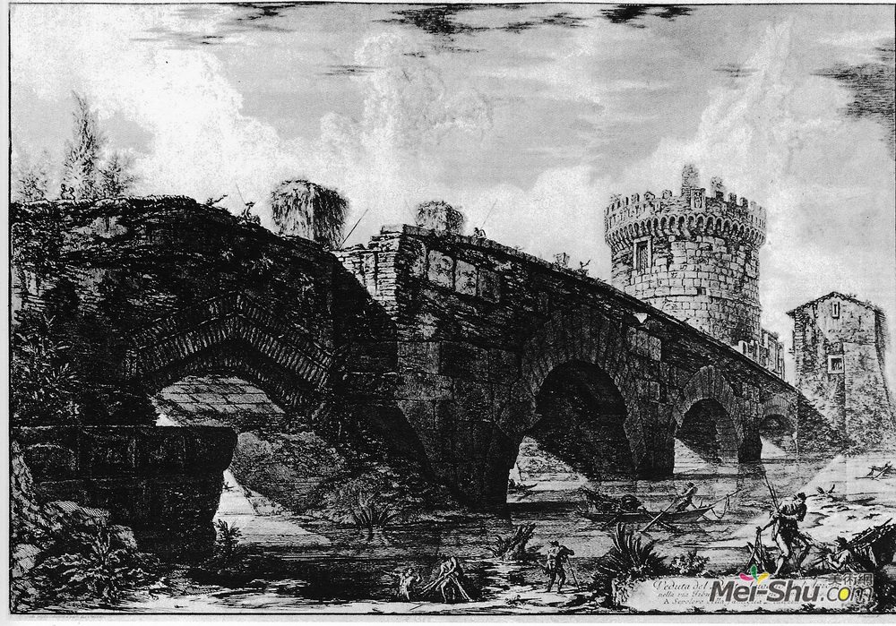 乔瓦尼·巴蒂斯塔·皮拉内西(Giovanni Battista Piranesi)高清作品《罗马罗马》