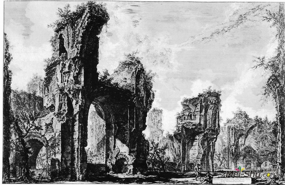 乔瓦尼·巴蒂斯塔·皮拉内西(Giovanni Battista Piranesi)高清作品《罗马罗马》