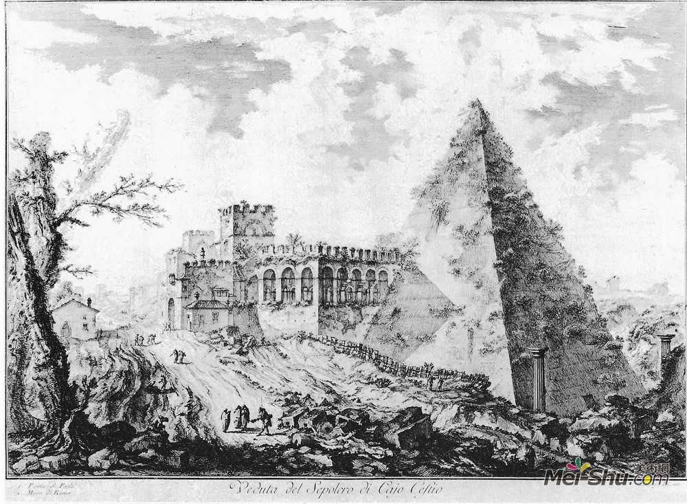 乔瓦尼·巴蒂斯塔·皮拉内西(Giovanni Battista Piranesi)高清作品《罗马罗马》