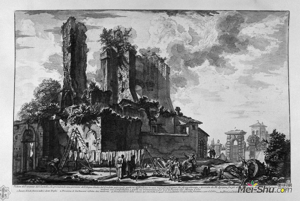 乔瓦尼·巴蒂斯塔·皮拉内西(Giovanni Battista Piranesi)高清作品《西维利维利别墅》