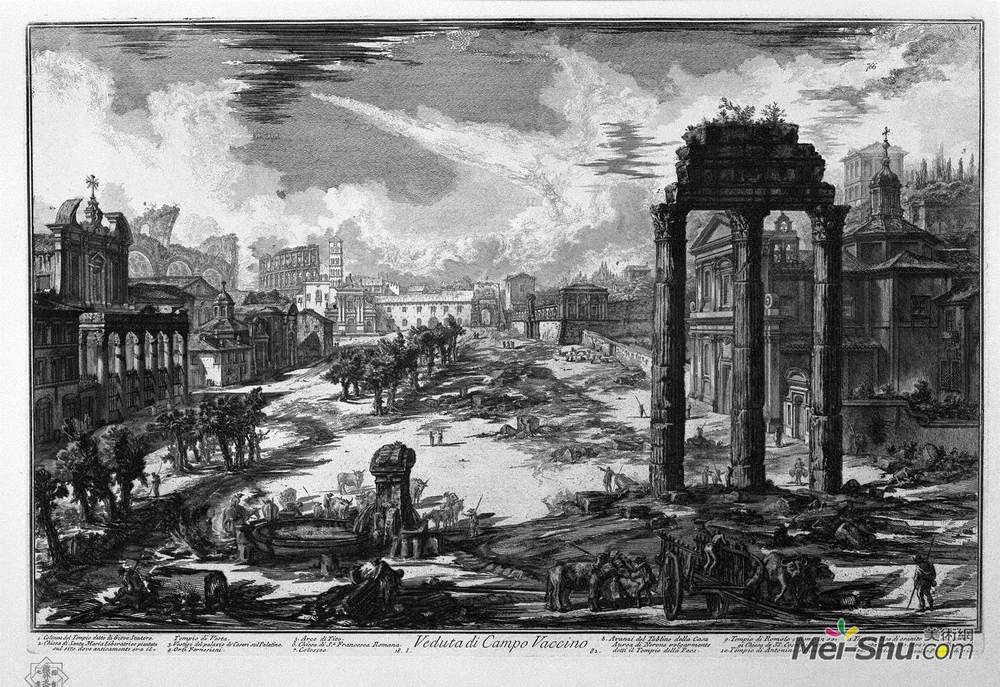 乔瓦尼·巴蒂斯塔·皮拉内西(Giovanni Battista Piranesi)高清作品《疫苗领域看法》