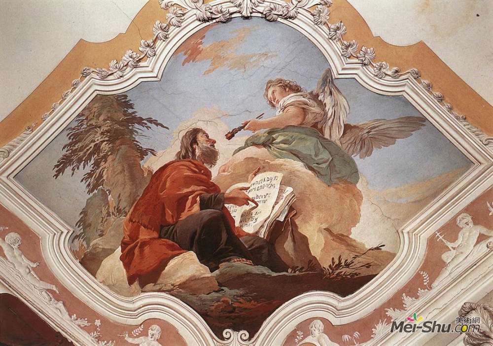 乔万尼·巴蒂斯塔·提埃波罗(Giovanni Battista Tiepolo)高清作品《先知以赛亚》
