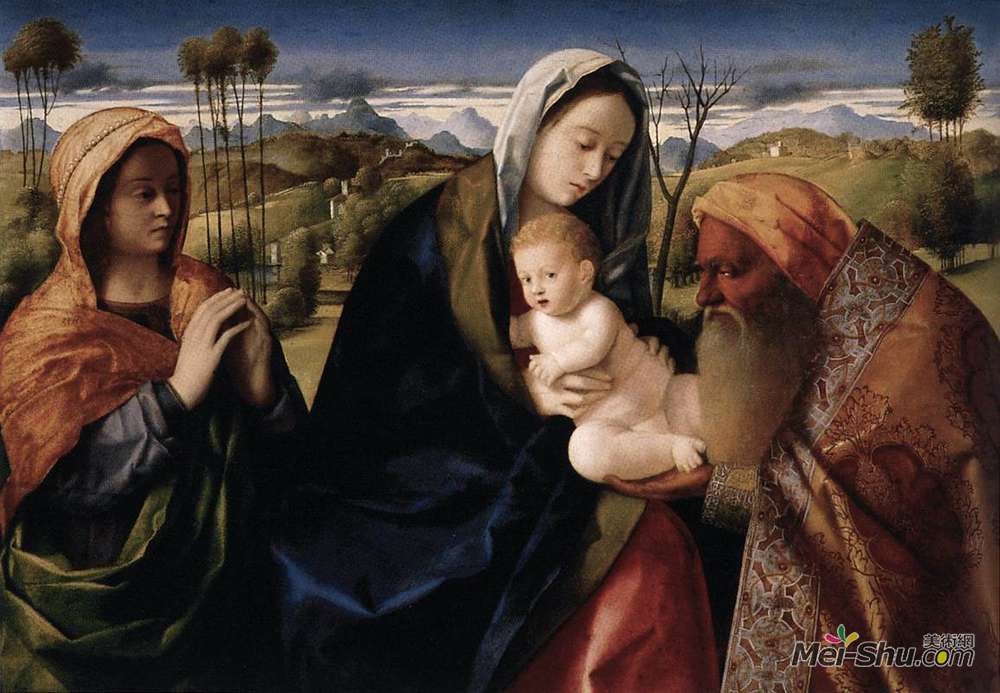 乔凡尼·贝利尼(Giovanni Bellini)高清作品《神圣对话》