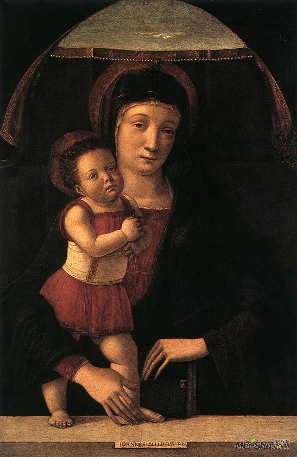 乔凡尼·贝利尼(Giovanni Bellini)高清作品《麦当娜与孩子》