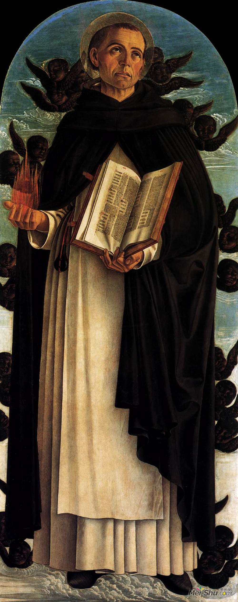乔凡尼·贝利尼(Giovanni Bellini)高清作品《圣文森佐费雷里的息肉》