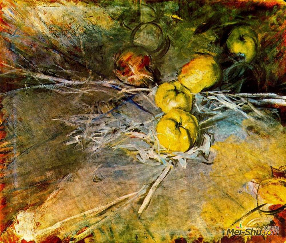乔瓦尼·波尔蒂尼(Giovanni Boldini)高清作品《苹果》