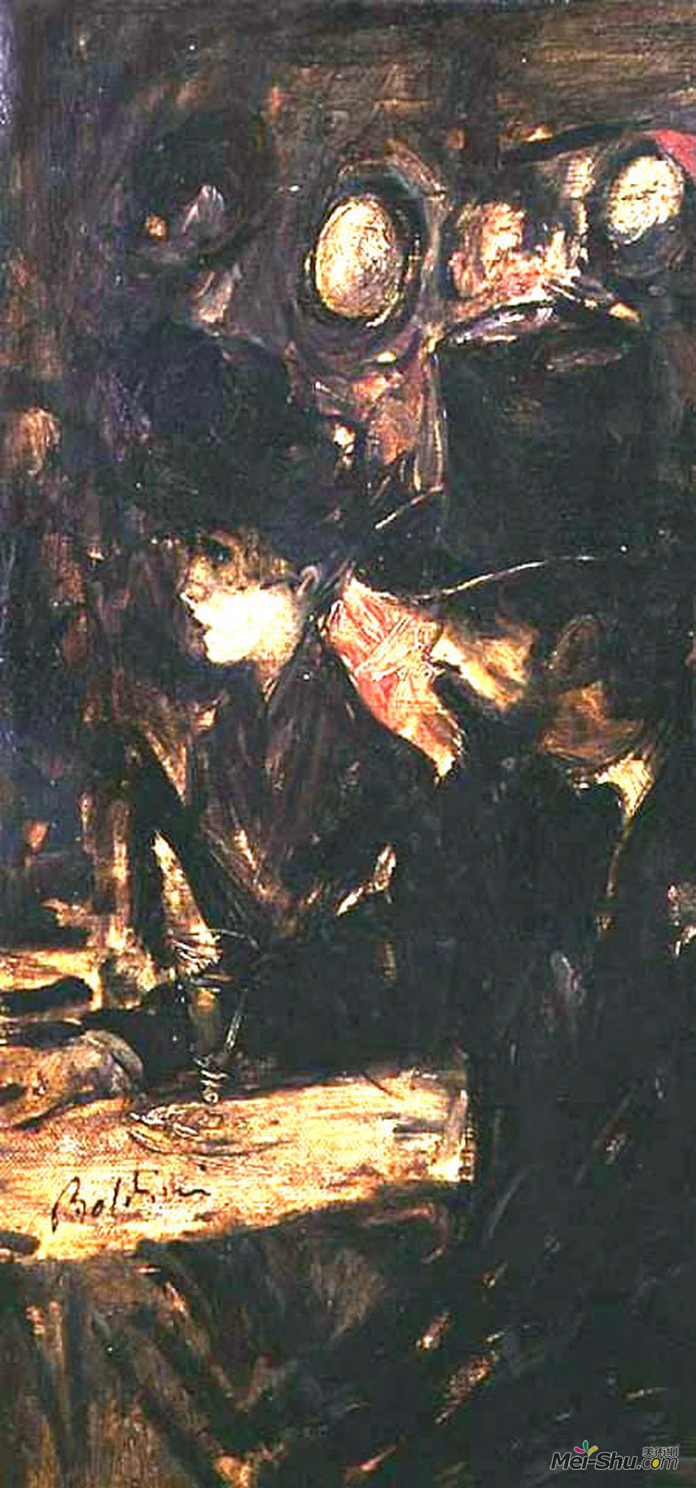 乔瓦尼·波尔蒂尼(Giovanni Boldini)高清作品《马克西姆》