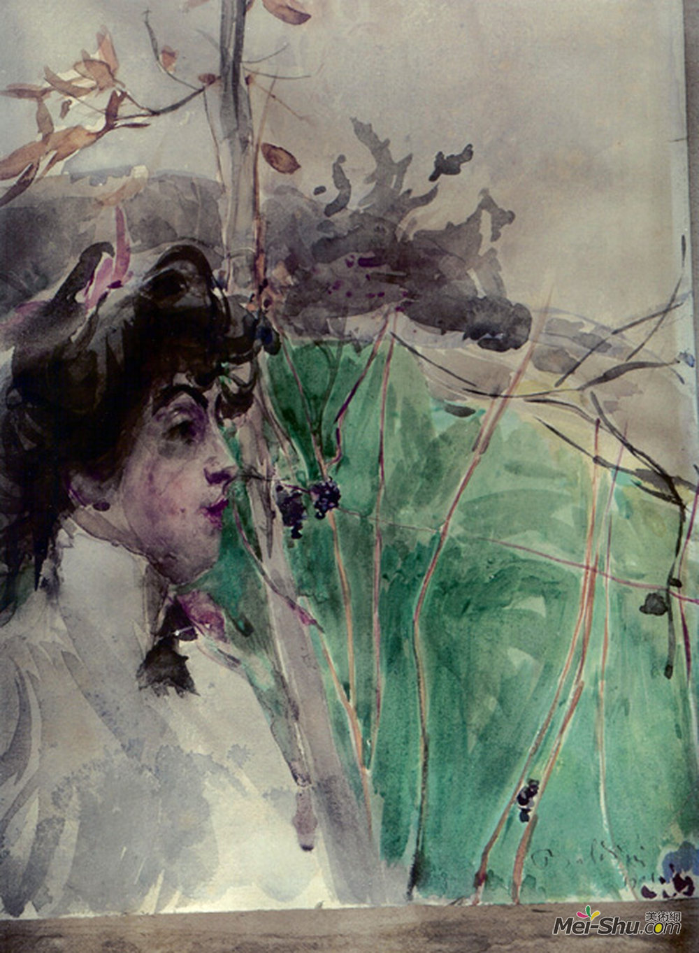 乔瓦尼·波尔蒂尼(Giovanni Boldini)高清作品《女性形象》