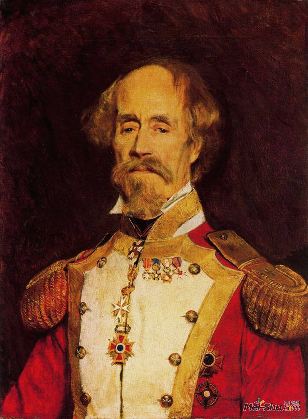 乔瓦尼·波尔蒂尼(Giovanni Boldini)高清作品《西班牙将军肖像》