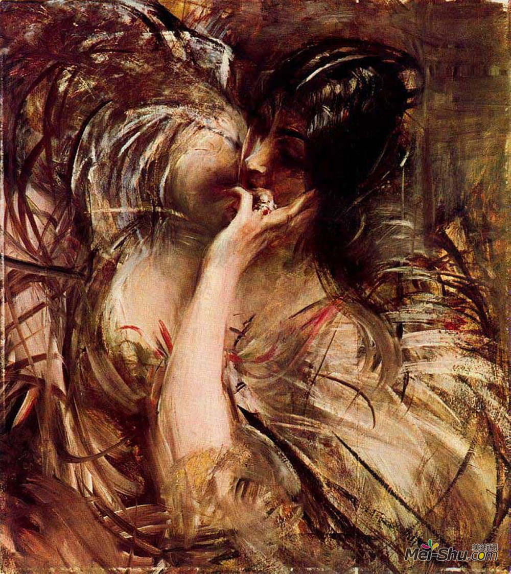 乔瓦尼·波尔蒂尼(Giovanni Boldini)高清作品《薄纱屋》