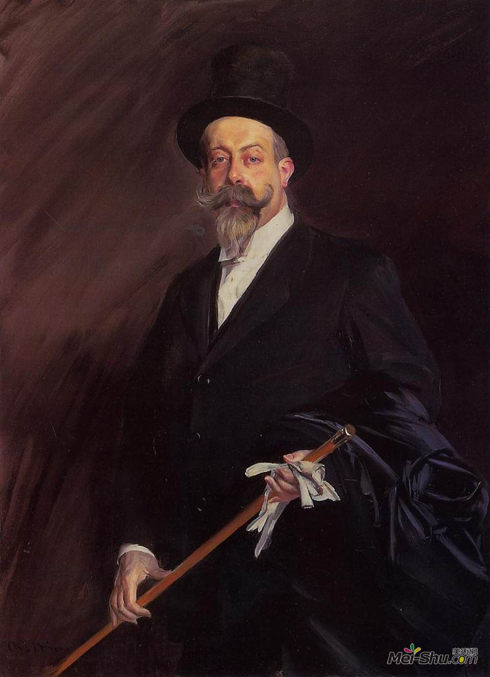 乔瓦尼·波尔蒂尼(Giovanni Boldini)高清作品《威利》