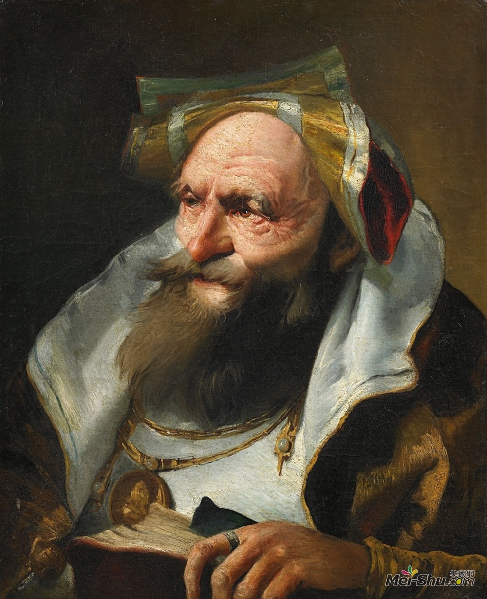 乔万尼·多米尼克·提埃波罗(Giovanni Domenico Tiepolo)高清作品《学者之首》