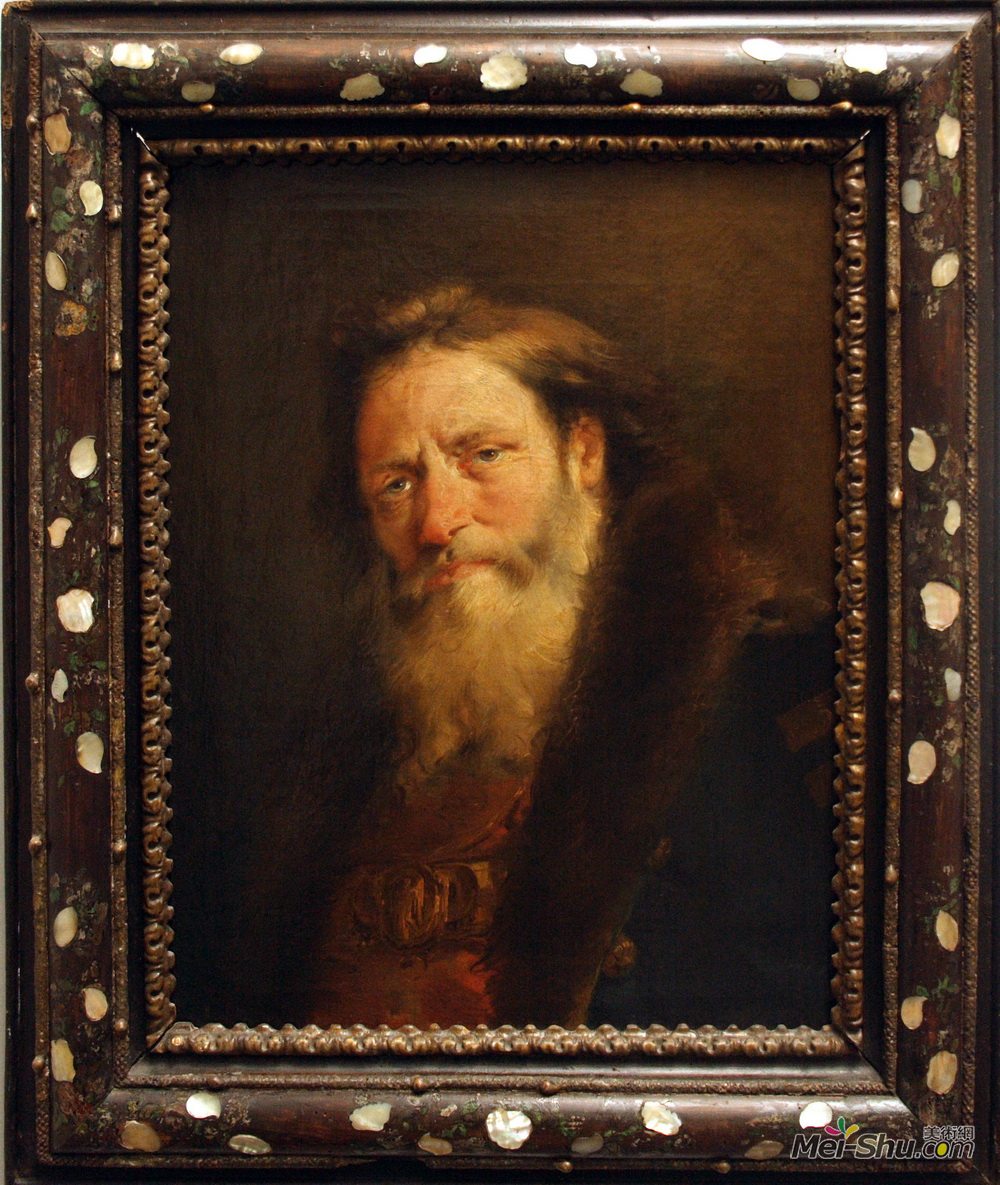 乔万尼·多米尼克·提埃波罗(Giovanni Domenico Tiepolo)高清作品《老人头》